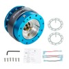 Kyostar Steering Wheel Quick Release Aluminum Hub Adapter Boss Kit,