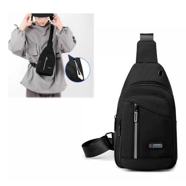 Yosoo Pechera Mochila Maletin Cruzada Crossbody Hombro Impermeable