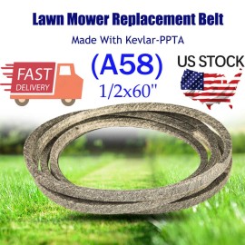 Unbranded 1/2x60" Replacement Belt For AYP HUSQVARNA John Deere  754-0644 M88184 M77988