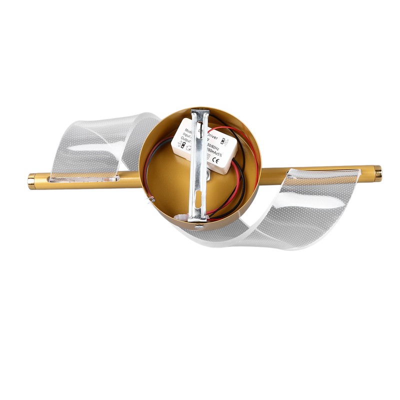 18W Spiral Modern LED Indoor Wall Sconce Lighting Acrylic Indoor