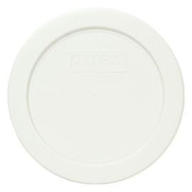 Pyrex 7200-PC White Round Plastic Food Storage Lid Made in the USA