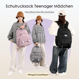 Clufar School Backpack Teenager Boys Girls Backpack Men Women for School Waterproof Daypacks School Bag Backpack School Bag Large for Causal Travel Travel, purple