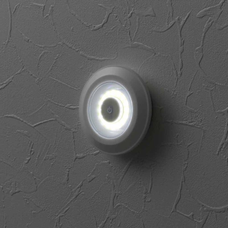 Yazawa Corporation NBSWRD65WH Remote Control Push Light Pack of 3