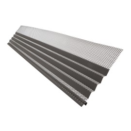 Amerimax Home Products 638010 Hoover Dam Gutter Guard, Dark Gray, 10 Count (Pack of 1)