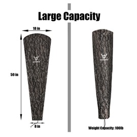 Highwild Tree Hugger Adjustable Gravity Bag Feeder - Durable Weatherproof Game Feeder for Hunting