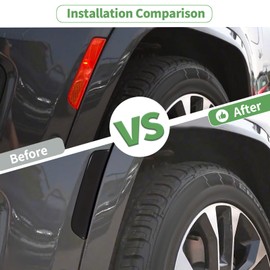 JeCar Side Marker Smoked Light Covers Fender Flares Light Trims Exterior Accessories Compatible with Jeep Grand Cherokee 2024 / Durango 2024