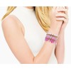 Pychee Summer Surfer Heishi Bracelet Set for Women Stackable Gold
