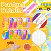 36 Sets Bubble Bracelet Hand Finger Silicone Wristband Fidget Toys