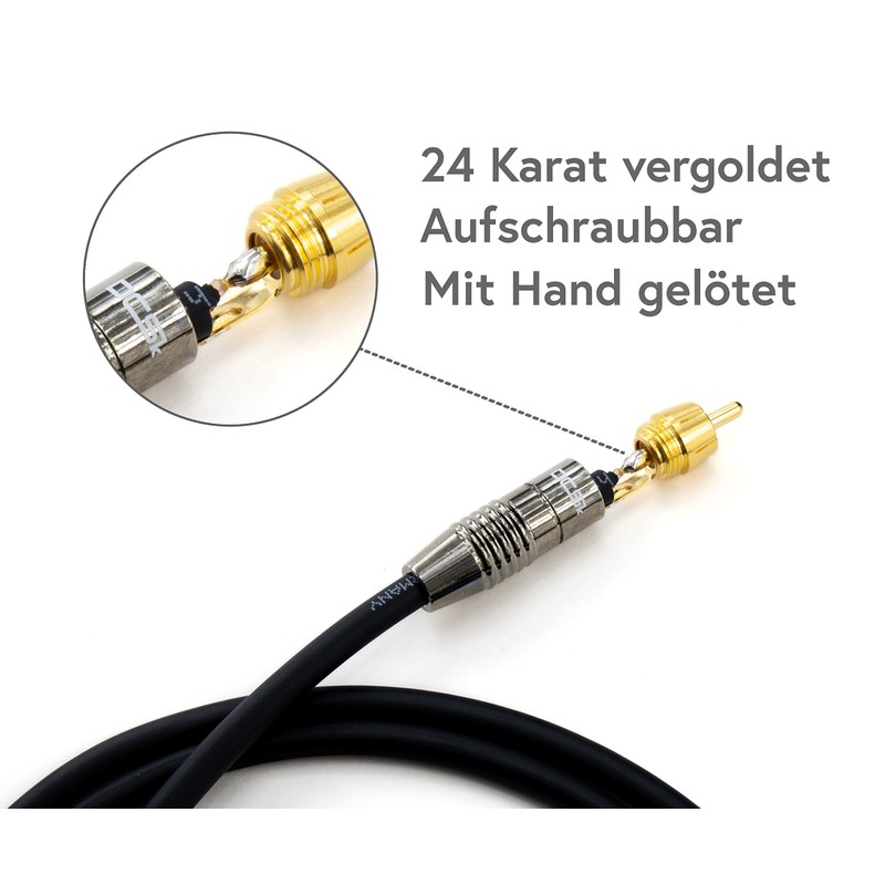 Subwoofer Cable NF Audio MK Ii-Ofc - 3–Way Shielded-Made in