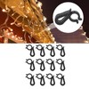 Fdit Reusable Christmas Light Clips, Hardware Hooks Gutter Light Clips