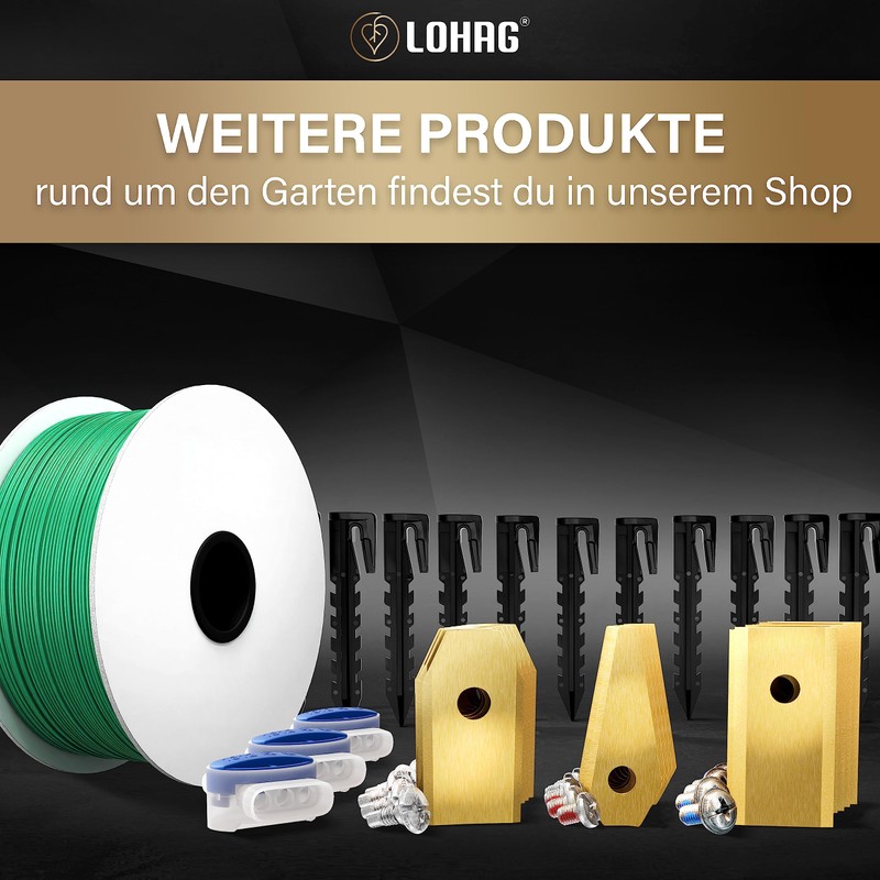 lohag® 30 Robotic Lawnmower Blades for Worx Landroid - with
