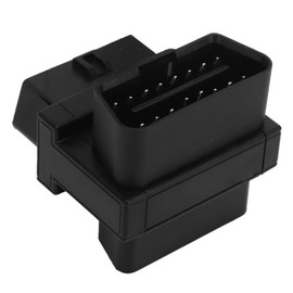 OBD Splitter Connector, Durable Portable Easy Use ABS OBD2 16 Pin Adapter Quick Response 16 Pin Male to 2 Female for Diagnostic Extender
