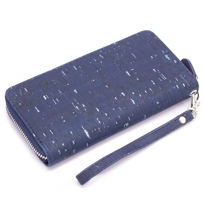 Natural Cork Wallet for Women Vegan Cork Leather Modern Wallet,