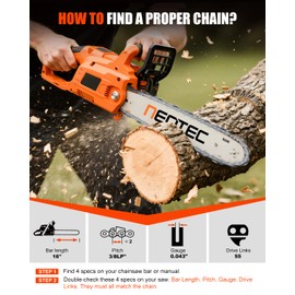 NEO-TEC Chainsaw Chain 16 Inch 3/8" LP Pitch .043" Gauge 55 Drive Links, Fits for Stihl Chainsaw Chain 16 Inch 61PMMC3-55, MS170,MS171, MS180C, 3610 005 0055, Oregon 90PX055G and more - R55 (3 Chains)