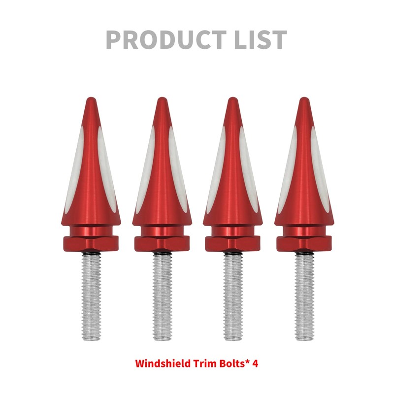 HDBUBALUS Motorcycle Fairing Bolts Windshield Trim Screw Bolt Windshield Spike