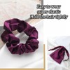 LCBD Silk Satin Sleeping Eye Mask, Dark Purple Sleep Eye