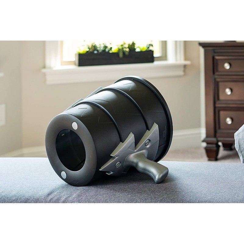 Airzooka Toysmith, Blast A Harmless Ball Of Air Toy, Black,