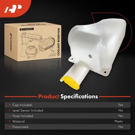 A-Premium Engine Coolant Overflow Recovery Reservoir Tank [With Cap] Compatible with Subaru Tribeca 2008-2014, B9 Tribeca 2006-2007, 3.0L 3.6L, Automatic Transmission