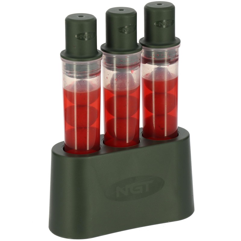 NGT Glugging Tubes Set with Barrelz Baiting Stand Carp Fishing