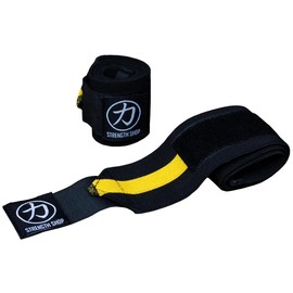 Strength Shop Thor Wrist Wraps - Yellow/Black (12" (30cm))