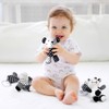 Aolso Baby Pram Pushchair Toys, 3Pcs Hanging Rattle Toys, Black