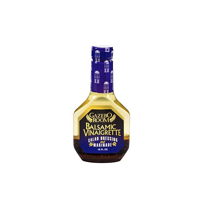 Gazebo Room Balsamic Vinaigrette Salad Dressing and Marinade 16 Oz