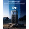 30W Portable Bluetooth Speaker, Deep Bass, IPX6 Waterproof, LED Lights
