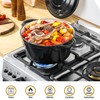 Velaze 7.5 QT Dutch Oven Pot with Lid, Enameled Cast