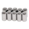 Pack of 10 M12 x 1.75-Pitch 30mm Length Round Coupling