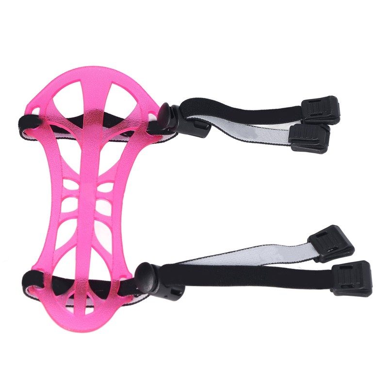 Archery Arm Guard TPE Adjustable Protective 2 Strap Forearm Protector