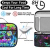 Nebrpio Insulated Game Lunch Box for Boys Girls, Cool Reusable