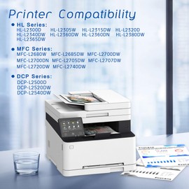 TN660 High Yield Toner Cartridge Compatible TN-660 TN 660 TN-630 TN 630 Toner Replacement for Brother HL-L2300D MFC-L2680W DCP-L2500D Printer (Black, 2-Pack)