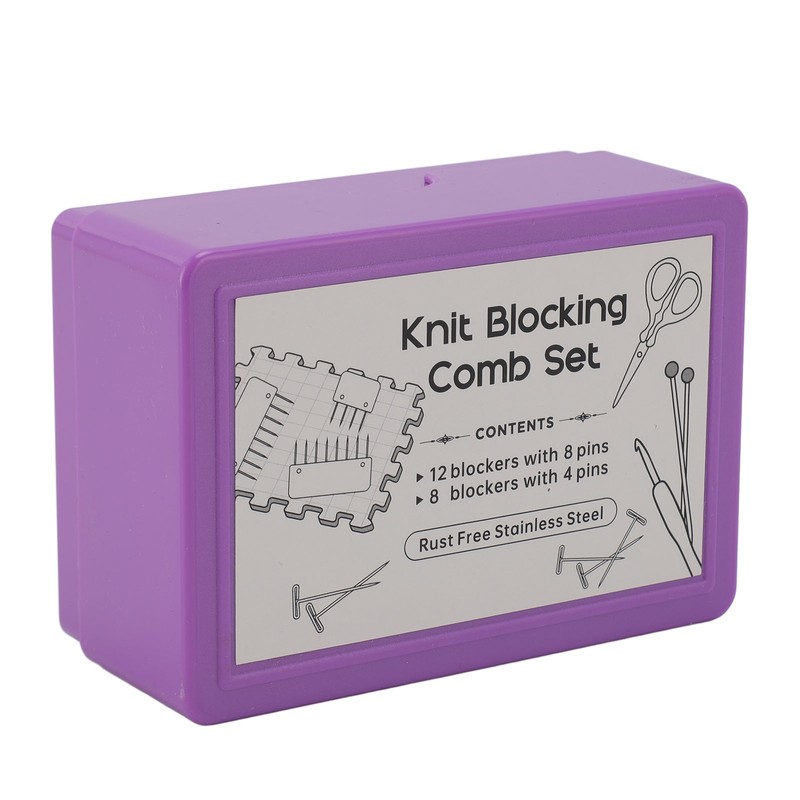 20Pcs Knit Blockers Pins Kit 4pin and 8pin Knit Blocking