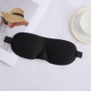 Black Sleep Mask, Eye Mask with Adjustable Strap for Women