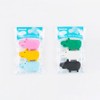 Nakabayashi HPP-ERA-P Hippopo Series Mascot Eraser, Pastel, Pack of 3