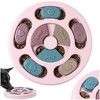 Educational Toy for Dogs, Pink, Interactive Game for Treats, Slow