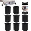 DEDU Bed Risers 4 Inch Heavy Duty 9 Pack, Furniture