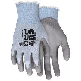 MCR Safety 92718PU Cut Pro Abrasion and Puncture Resistant Work Gloves - L
