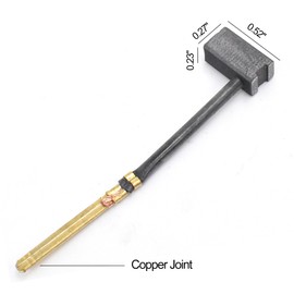 GEARLINTON 445861-03 445861-25 Carbon Brush Set fits DEWALT Power Tools DW402 DW421, 4 Pack