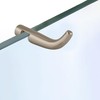 BRIXWELL BRHS01BN Brushed Nickel Designer Series Sleeve-Over Robe Hook