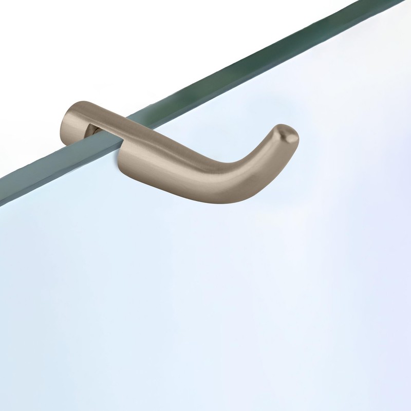 BRIXWELL BRHS01BN Brushed Nickel Designer Series Sleeve-Over Robe Hook
