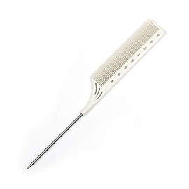 YSPARK YS-182-80 Y.S.PARK Tail Comb, White, 1 Piece