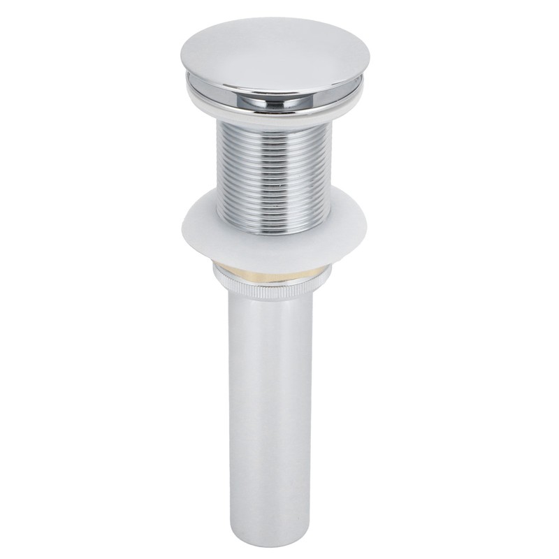 Bathroom Sink Drain Electroplating Popup Wash Basin Drainer Stopper NonOverflow(Popup