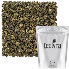 Tealyra - Jin Xuan Milk Supreme Oolong - High Mountain Tainwanese Oolong Loose Leaf Tea - Organically Grown - Naturally Processed - Unique Taste and Aroma - Caffeine Medium - 110g (4-ounce)