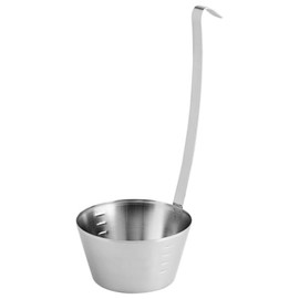 CASI HOME 32oz Soup Ladle - Heavy-Duty Restaurant & Commercial Grade Stainless Steel with One-Piece Welded Handle, Deep Bowl for Large-Batch Cooking | For Chefs, Caterers & Soup Kitchens