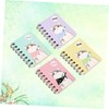 Operitacx 4pcs Cartoon Note Pads Kraft Notebooks Memo Kraft Notepads