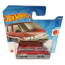 Hot Wheels - 1986 Toyota Van - HW J-Imports 7/10 - HCT15 - Short Card - Dark Red - Mattel 2022
