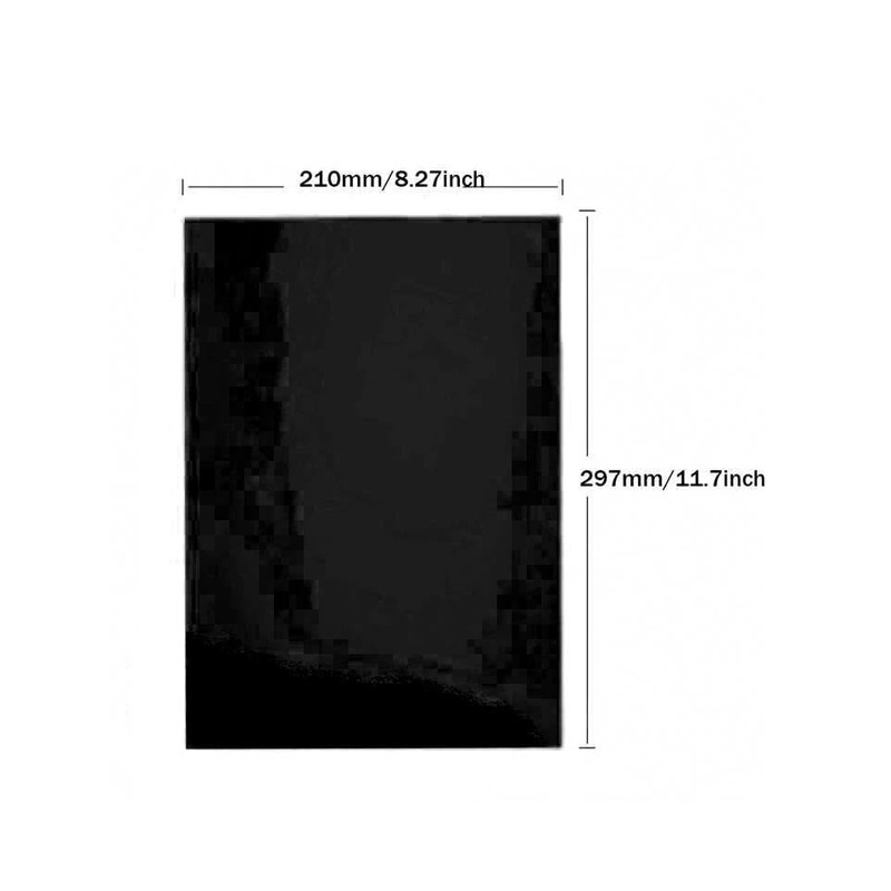 Sixstore 20 Blatt A4 Metallic-Karton, 250 g/m², Bastelbedarf für Kinder,