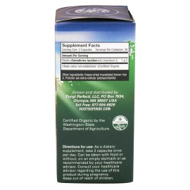 Fungi Perfecti Host Defense Reishi General Wellness Support, 60 Vegetarian Caps