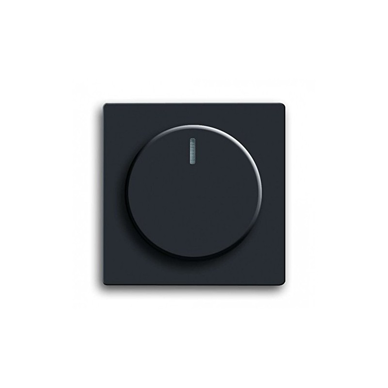 Busch-Jaeger 6540-885-102 Control cover for rotary Dimmer, black matt, future